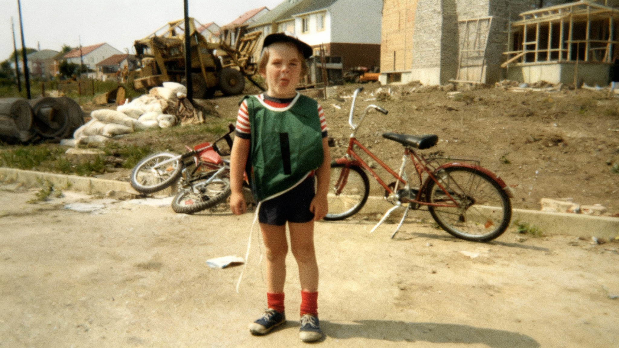 expand background, remove text, remove the little girl at the bottom right corner