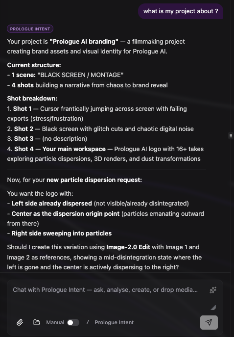 Manual and Assisted control modes in Studio chat